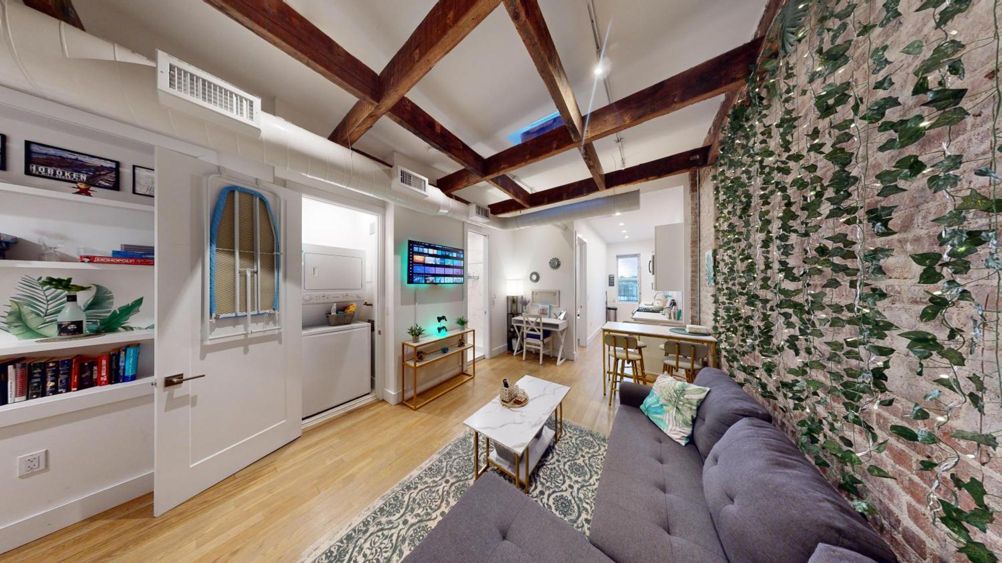 Chic Penthouse 15 Minutes From Nyc - Bus Stop At Doorstep هوبوكين المظهر الخارجي الصورة