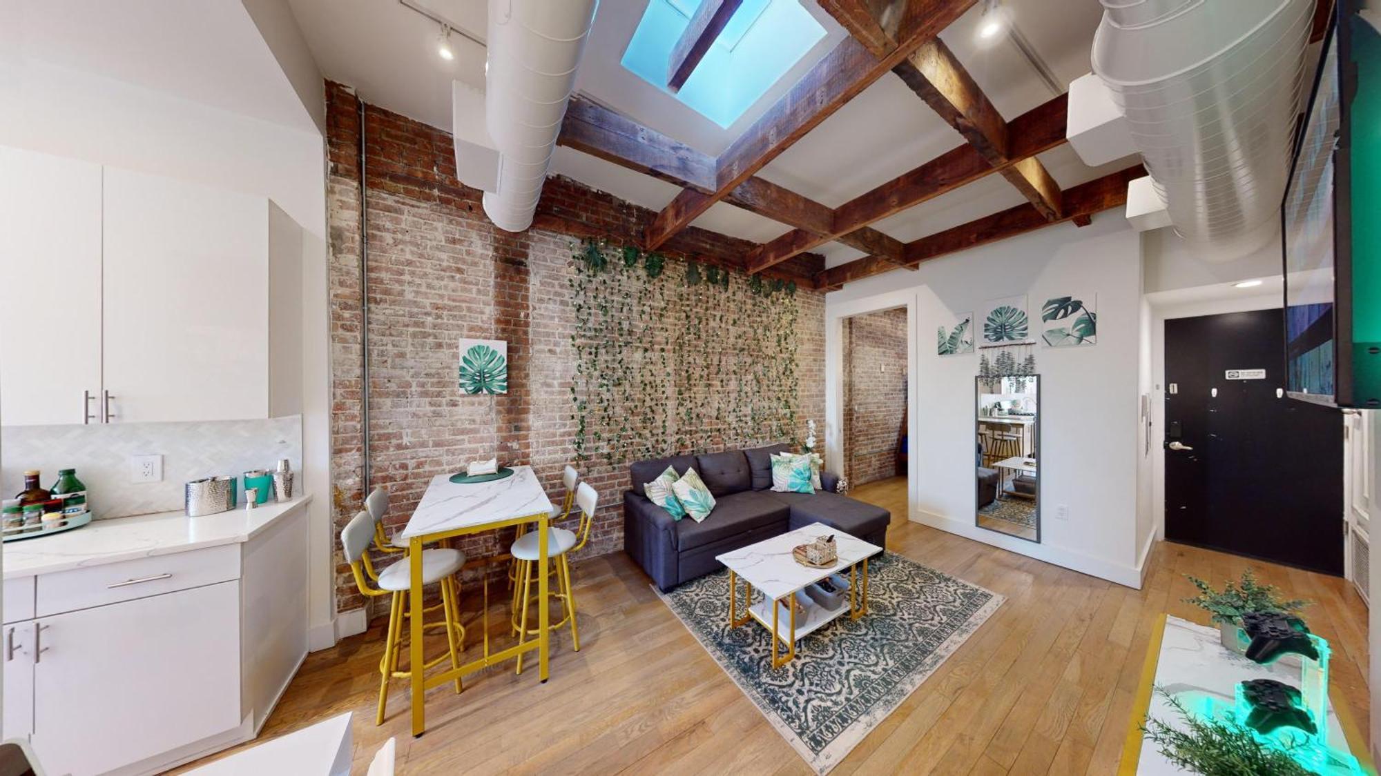 Chic Penthouse 15 Minutes From Nyc - Bus Stop At Doorstep هوبوكين المظهر الخارجي الصورة